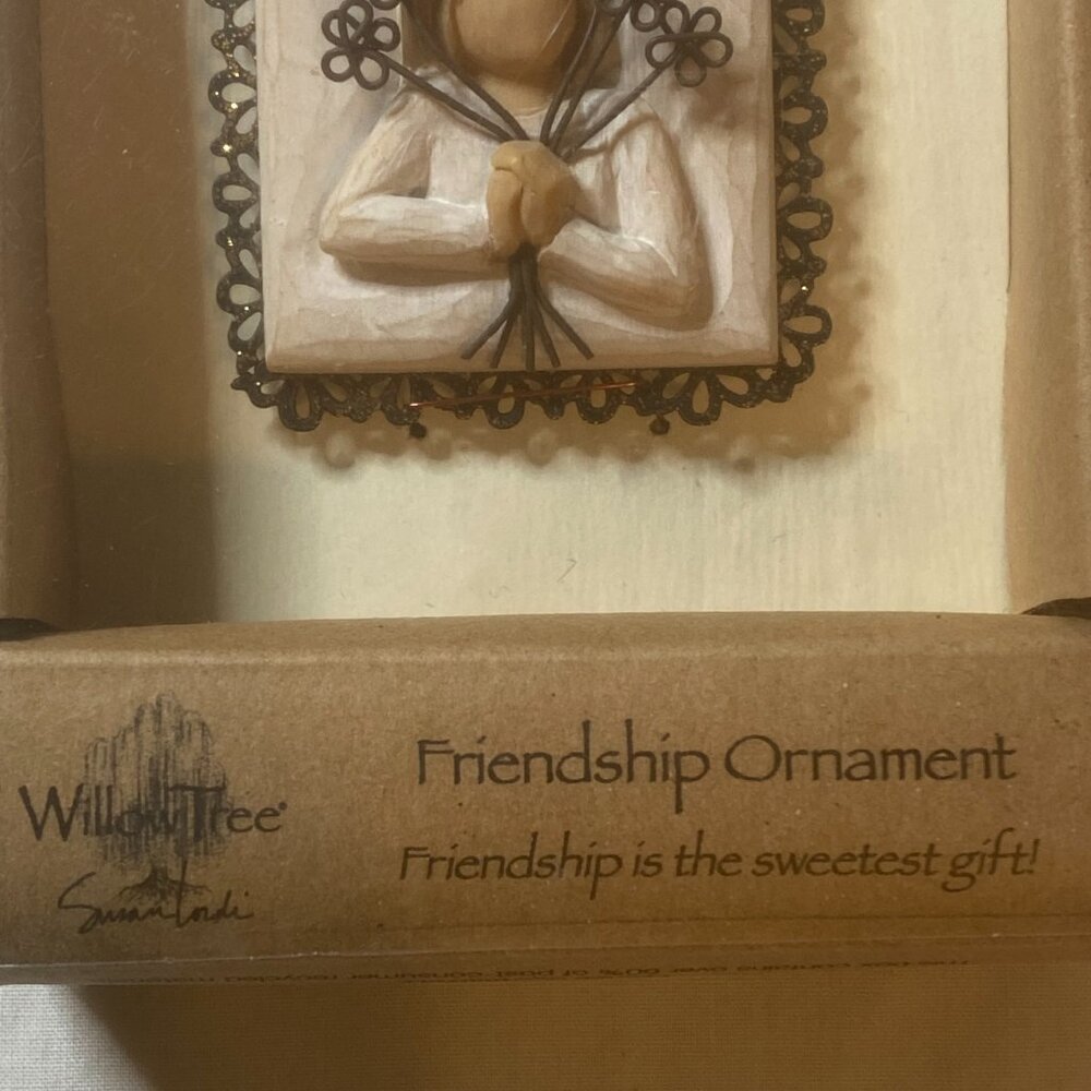 Willow Tree Susan Lordi‎ Bronze Filigree Friendship Ornament Christmas OS - Picture 4 of 10